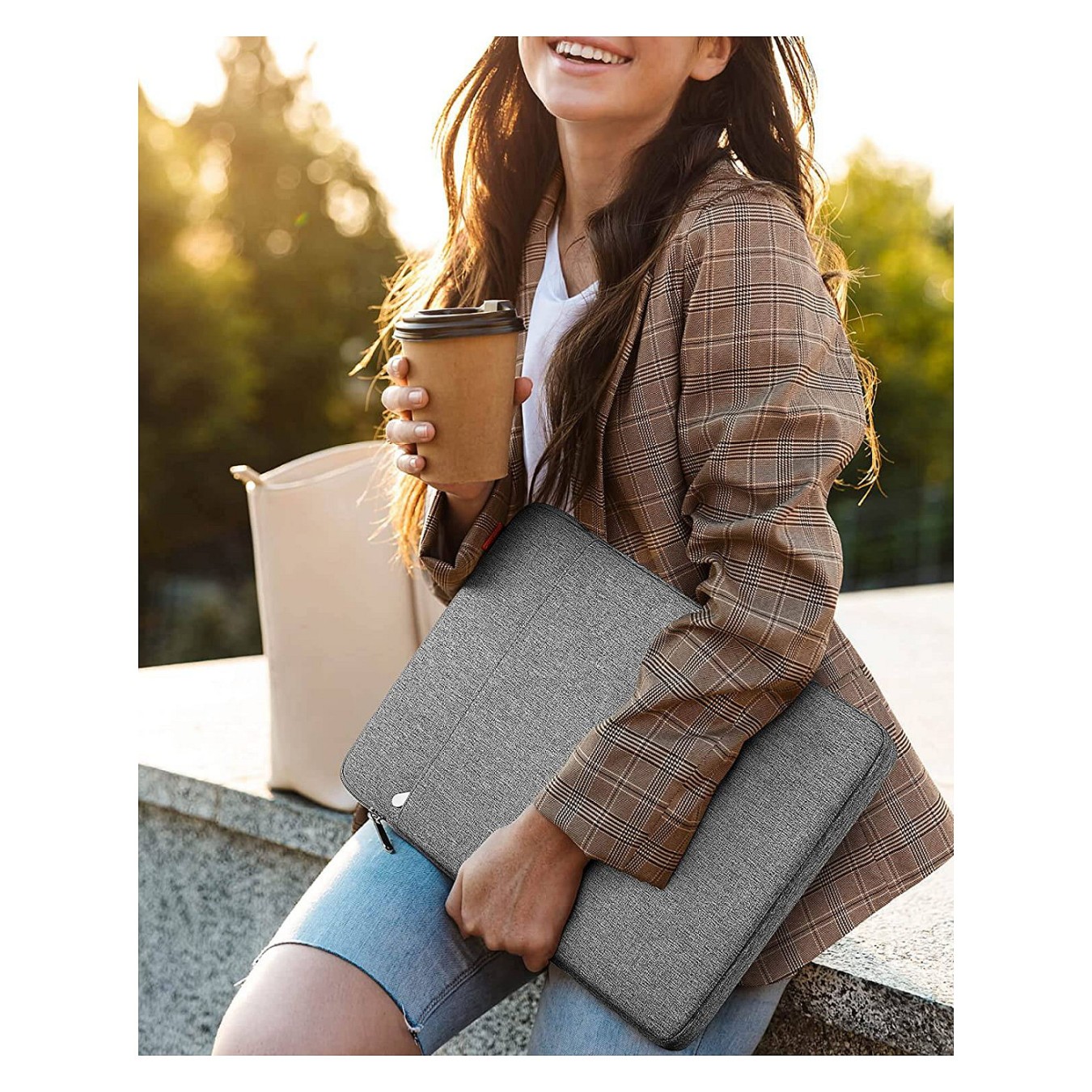 Buy inateck Laptoptasche 16' mit Zubehörtasche LB01006 S1 gray in Cyprus, Nicosia, Limassol, Larnaka, Pafos