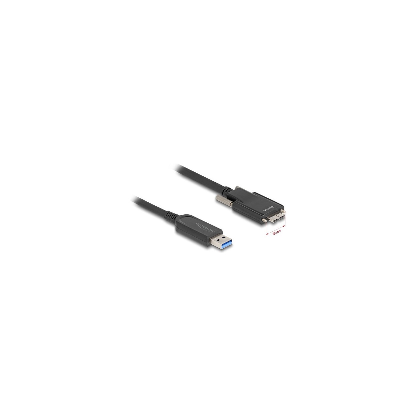 Buy Delock Aktives Optisches Kabel USB 10 Gbps Typ-A Stecker zu Typ Micro-B Stecker mit Schrauben 15 m in Cyprus, Nicosia, Limas