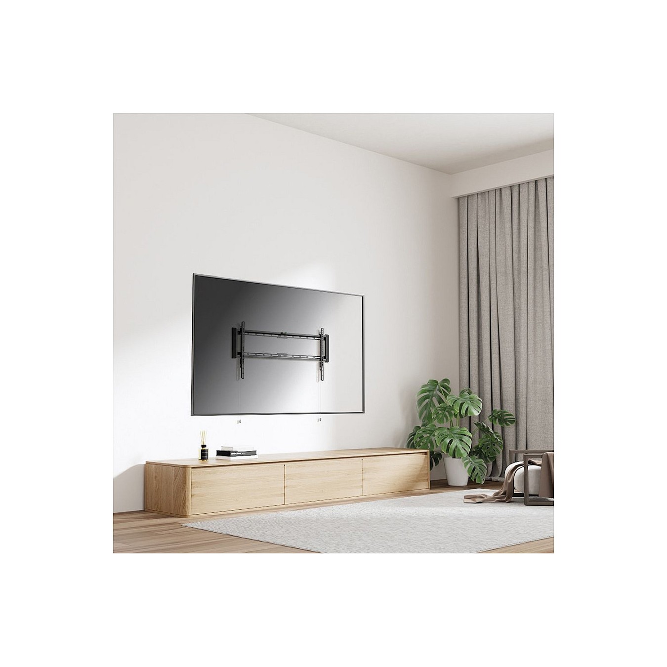 Buy VALUE TV-Wandhalterung, fest, 43-90 Zoll, bis 75 kg in Cyprus, Nicosia, Limassol, Larnaka, Pafos