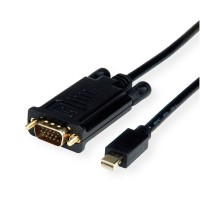 Buy ROLINE Kabel Mini DisplayPort-VGA Mini DP ST - VGA ST schwarz 1m in Cyprus, Nicosia, Limassol, Larnaka, Pafos