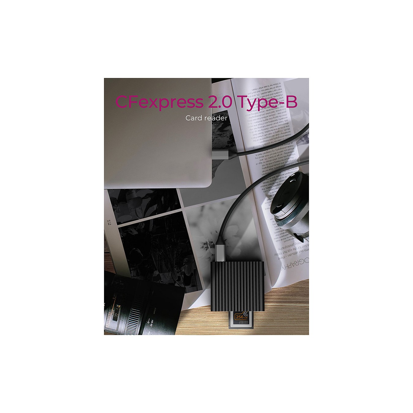 Buy Kartenleser IcyBox USB3.2 (Gen2) Type-B CFexpress in Cyprus, Nicosia, Limassol, Larnaka, Pafos