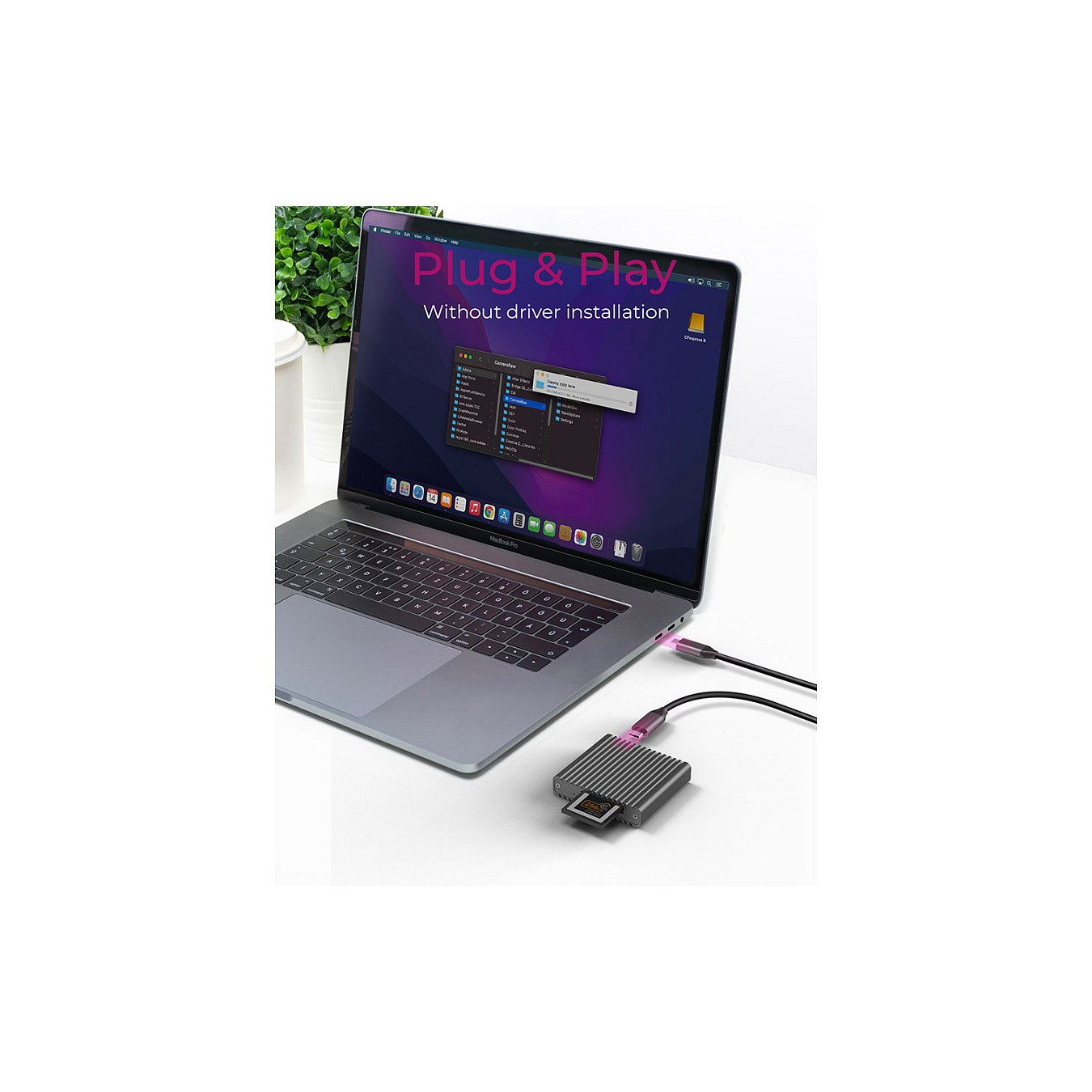 Buy Kartenleser IcyBox USB3.2 (Gen2) Type-B CFexpress in Cyprus, Nicosia, Limassol, Larnaka, Pafos
