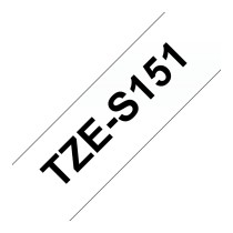 Buy BROTHER P-Touch TZE-S151 schwarz auf clear 24mm extra gluey in Cyprus, Nicosia, Limassol, Larnaka, Pafos