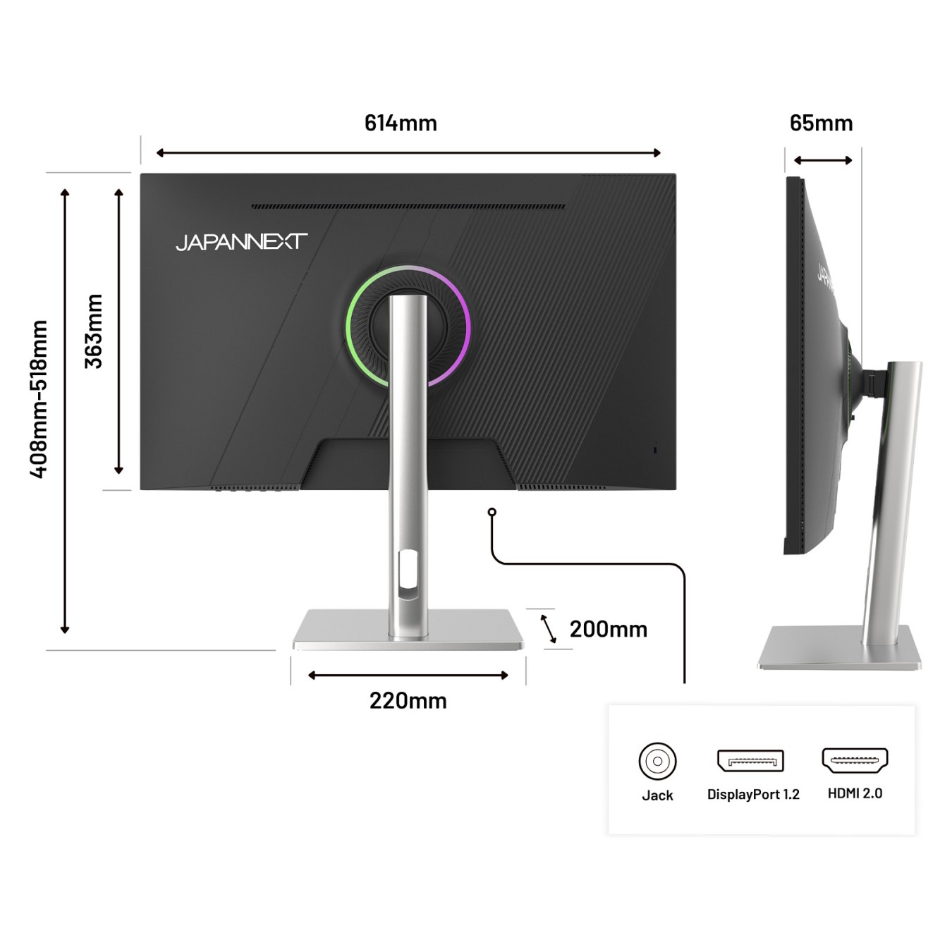 Buy JapanNext FHD Gaming Monitor 68,58cm (27') in Cyprus, Nicosia, Limassol, Larnaka, Pafos