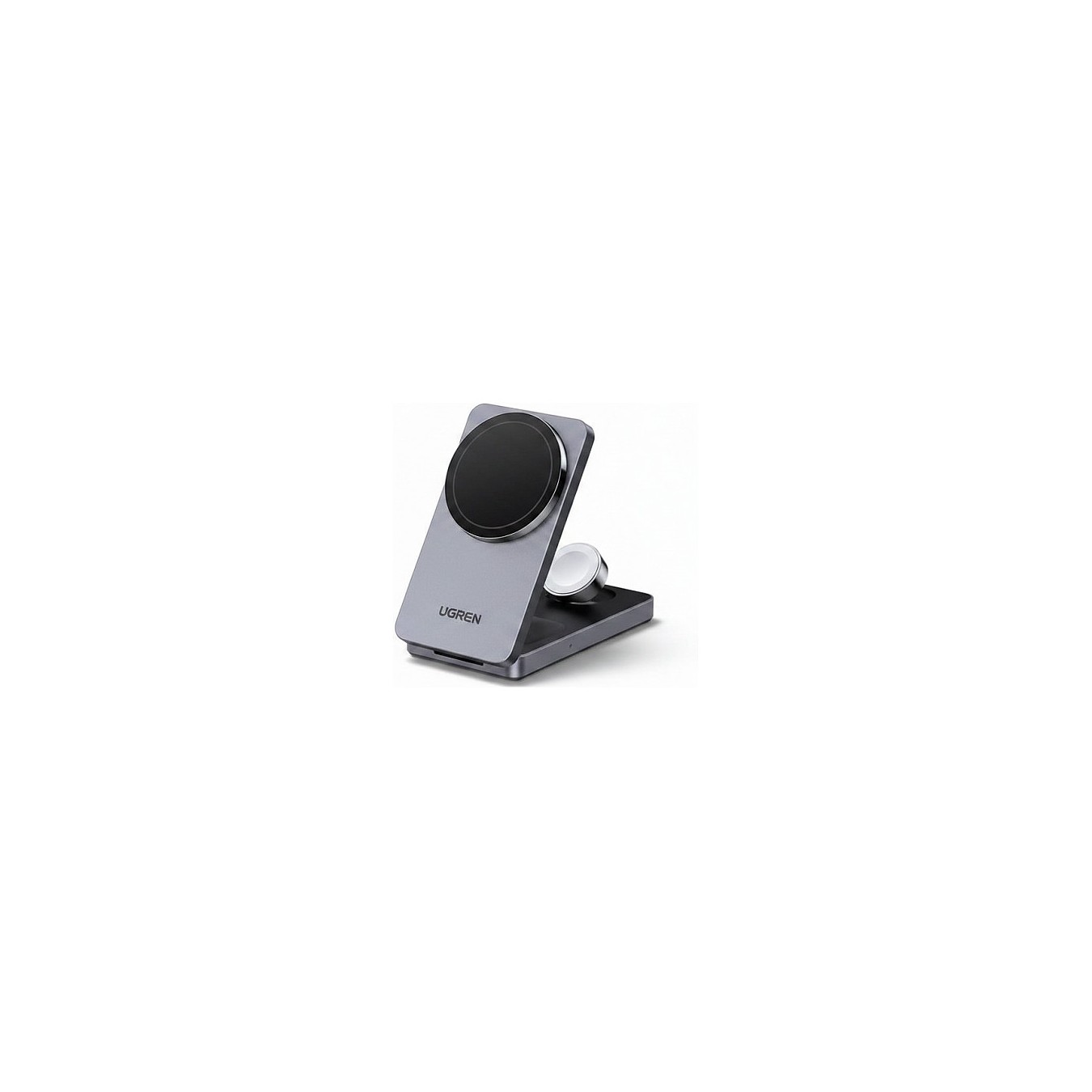 Buy UGREEN W707 3-in-1 15W Magnetic Wireless Desktop Charger fuer iPhone, AirPods und Watch klappbar grau in Cyprus, Nicosia, Li
