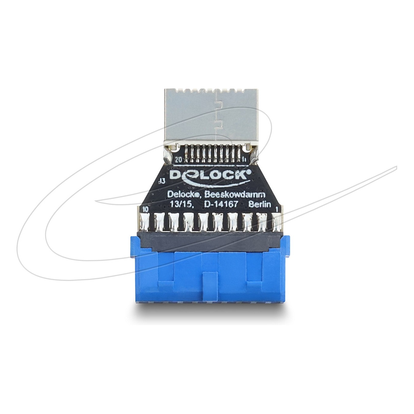 Buy Delock Adapter USB 5 Gbps 20 Pin Pfostenbuchse zu USB 5 Gbps Typ-E Key B Buchse in Cyprus, Nicosia, Limassol, Larnaka, Pafos