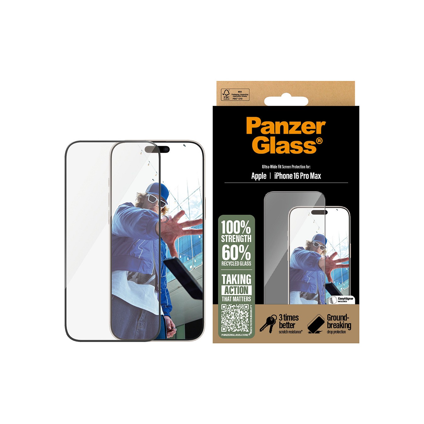 Buy PanzerGlass iPhone 16 Pro Max UWF in Cyprus, Nicosia, Limassol, Larnaka, Pafos