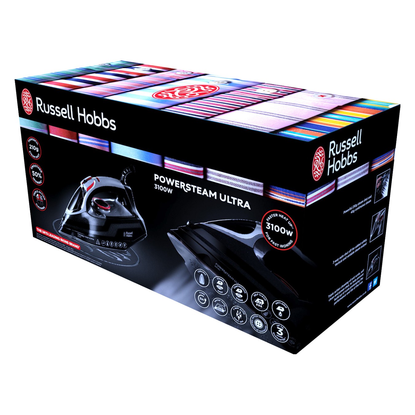 Buy Russel Hobbs Dampfbügeleisen Powerstream Ultra in Cyprus, Nicosia, Limassol, Larnaka, Pafos
