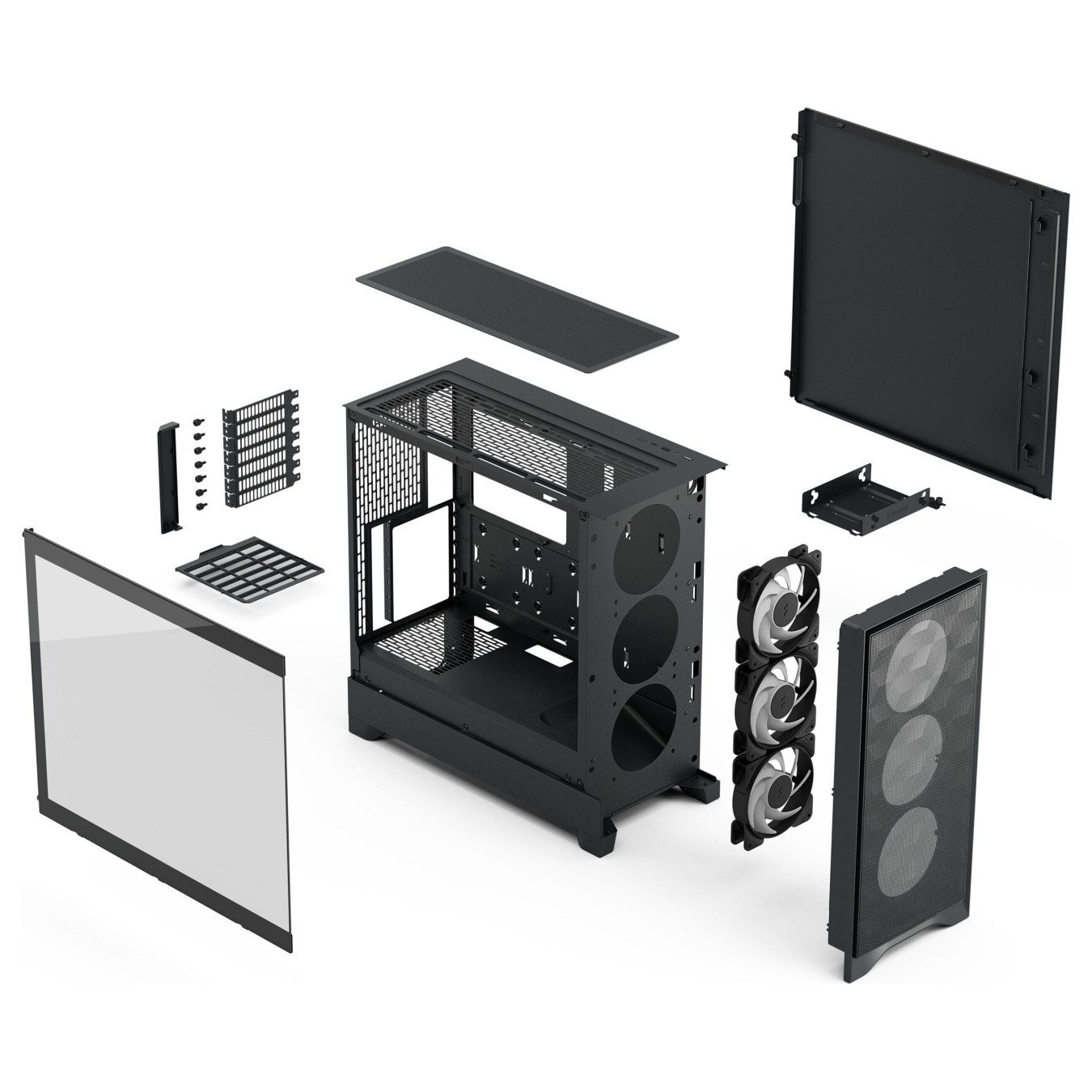 Buy Fractal Design Pop Air 2 White TG Clear ATX in Cyprus, Nicosia, Limassol, Larnaka, Pafos
