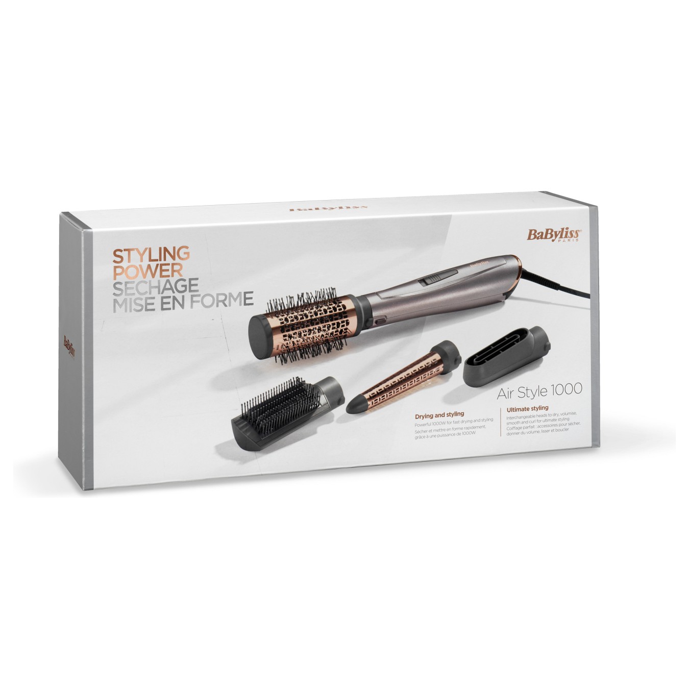 Buy Babyliss AS136E Air Style 1000 Warmluftbürste mit Ionen-Technologie in Cyprus, Nicosia, Limassol, Larnaka, Pafos