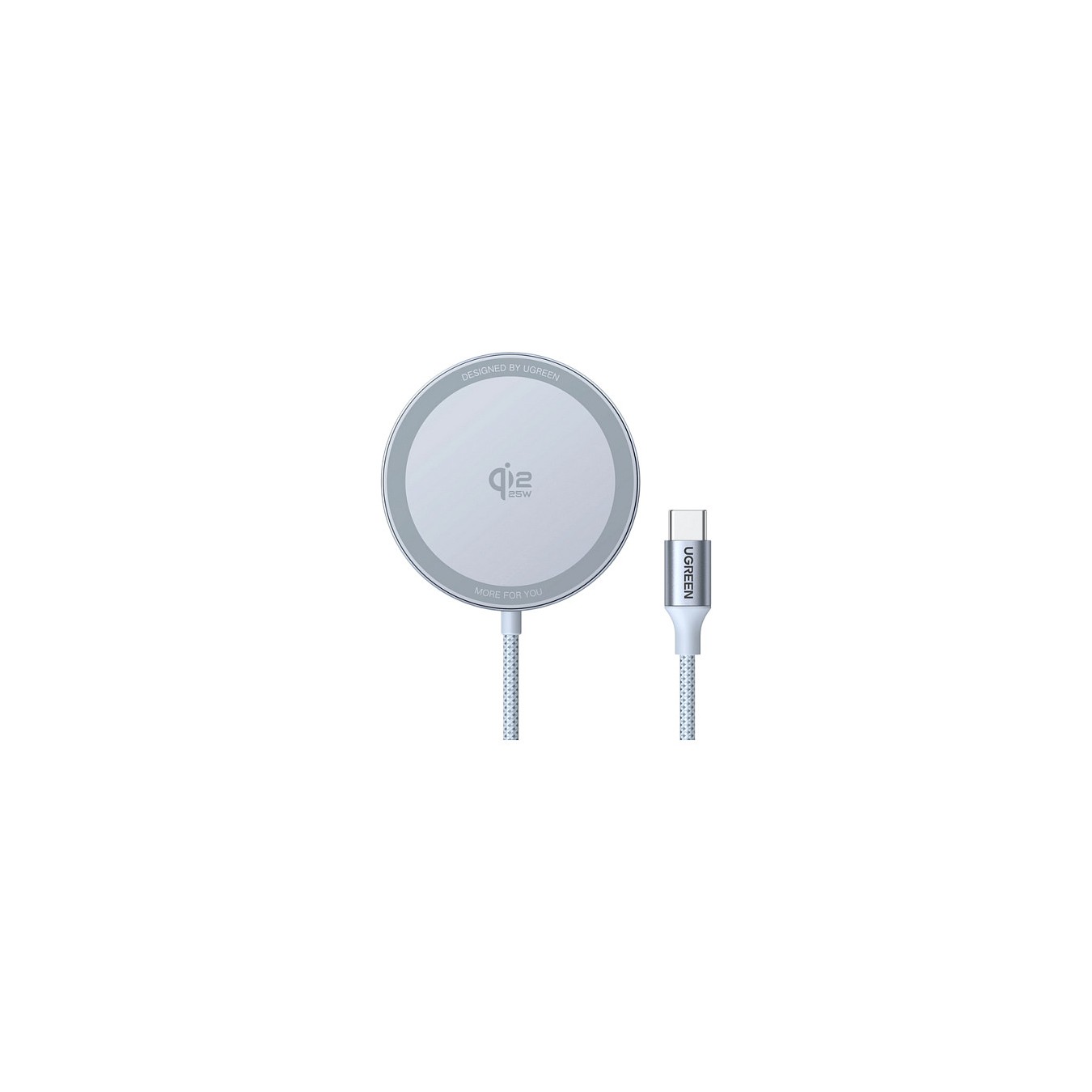 Buy UGREEN W753 MagFlow Magnetic Wireless Charging Pad 25W Qi2 zertifiziert silber in Cyprus, Nicosia, Limassol, Larnaka, Pafos