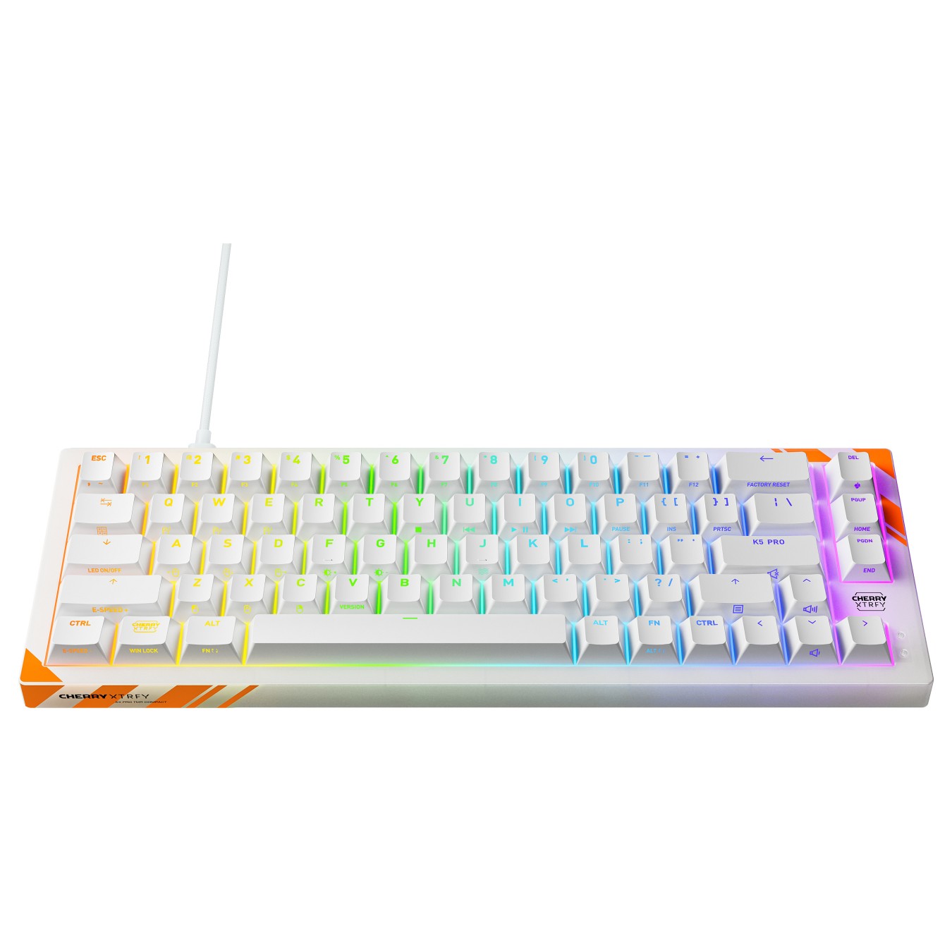 Buy K5 Pro TMR Compact Keyboard White in Cyprus, Nicosia, Limassol, Larnaka, Pafos