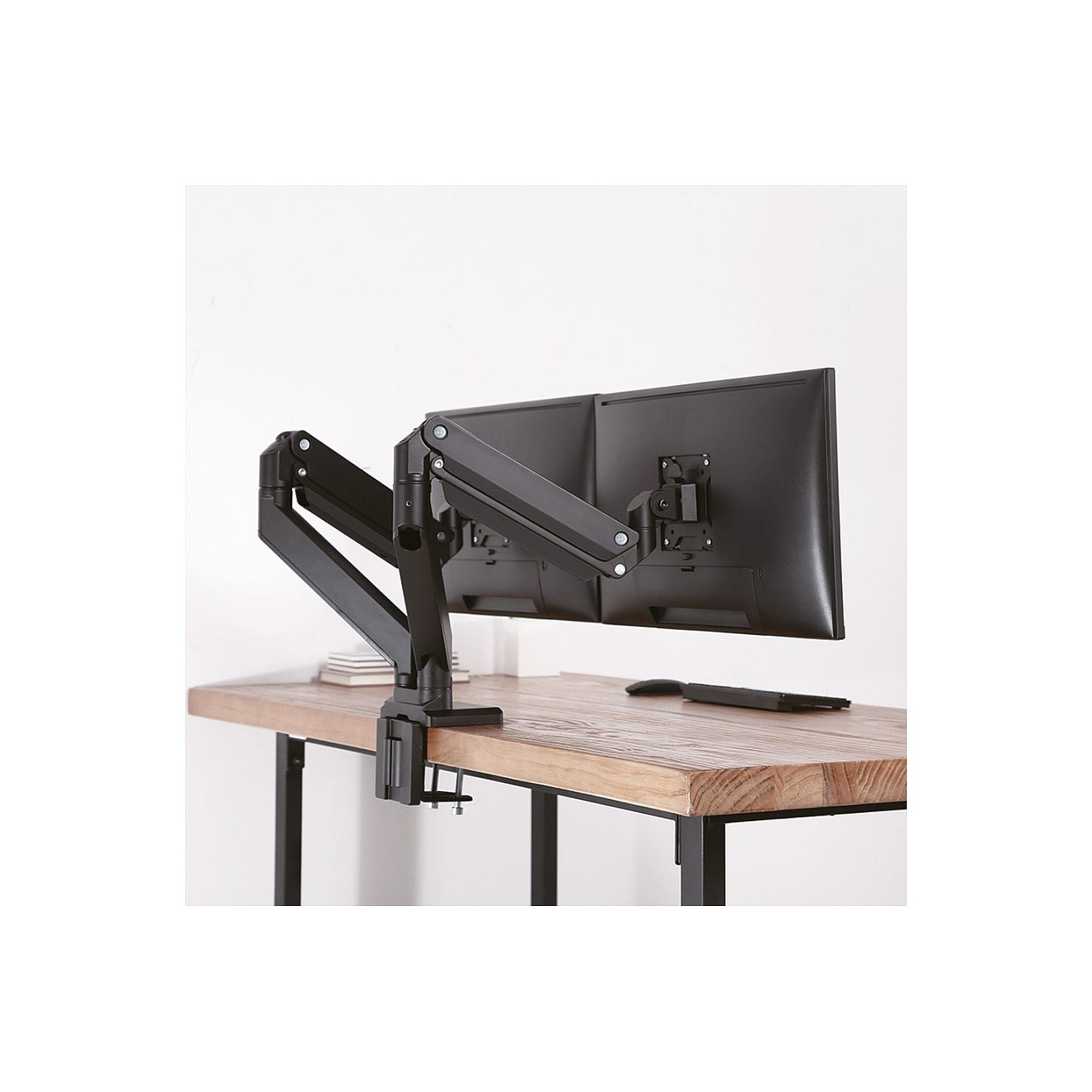 Buy ROLINE LCD-Doppelarm, Tischmontage, Gasfeder, je 5 Gelenke, bis 35 Zoll, bis 2x 15 kg in Cyprus, Nicosia, Limassol, Larnaka,