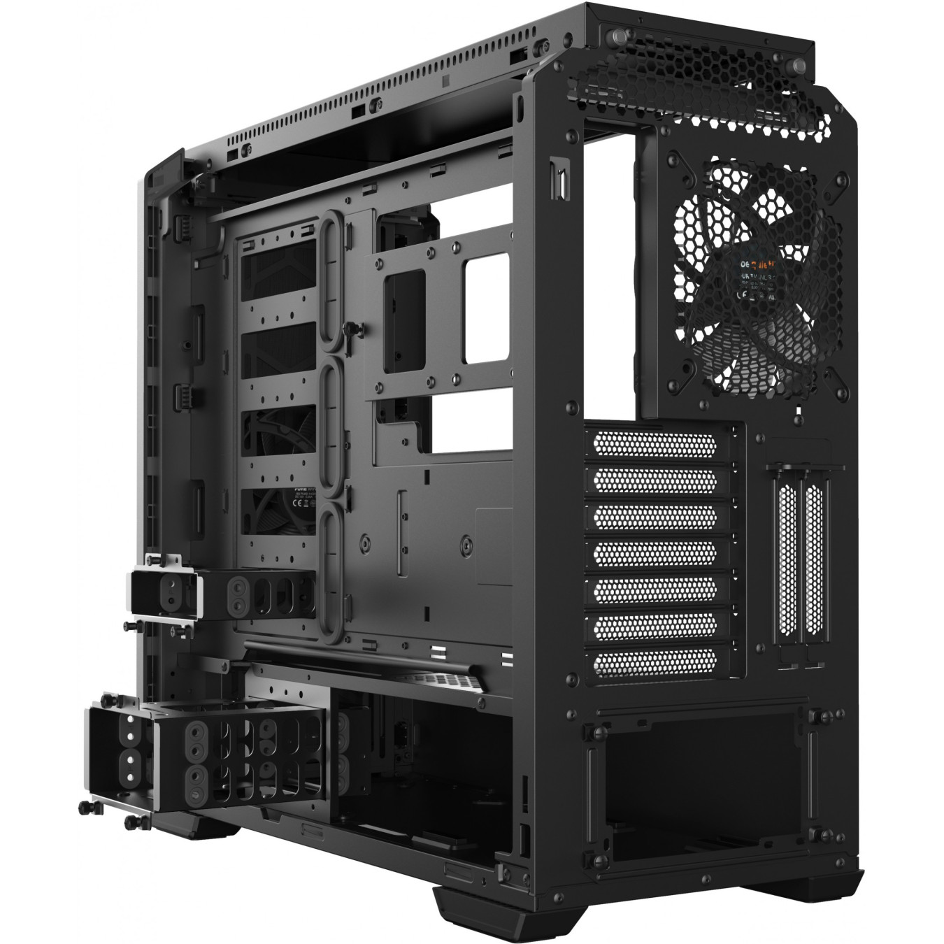 be quiet! Silent Base 601 - Mid Tower Case (Black) - E-ATX/ATX/mATX/mini-ITX, 449mm GPU, 185mm CPU cooler