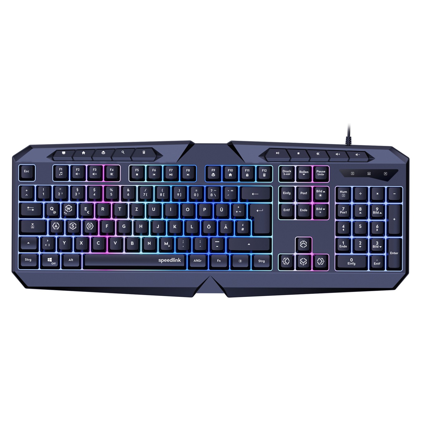 Buy Speedlink Gaming Tastatur LUDICIUM. RGB Rainbow. schwarz retail in Cyprus, Nicosia, Limassol, Larnaka, Pafos