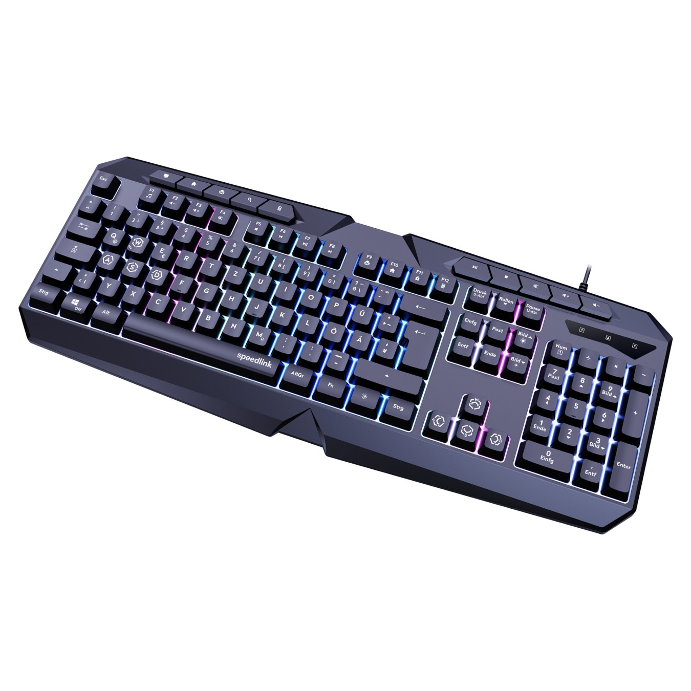 Buy Speedlink Gaming Tastatur LUDICIUM. RGB Rainbow. schwarz retail in Cyprus, Nicosia, Limassol, Larnaka, Pafos