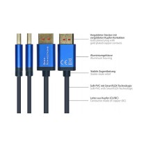 Buy Good Connections Kabel SmartFLEX DP1.4 blau 5m in Cyprus, Nicosia, Limassol, Larnaka, Pafos