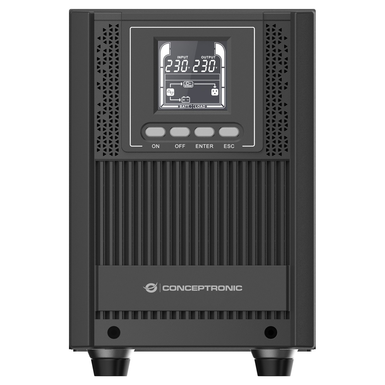 Buy CONCEPTRONIC USV 2000VA 1800W 4xSchuko USB + Online Tower sw in Cyprus, Nicosia, Limassol, Larnaka, Pafos