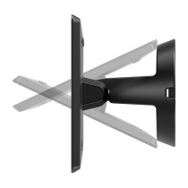 Buy Compulocks VESA Tilting Wall Mount - Befestigungskit (Bügelhalterung) - Neigen - Aluminium - Schwarz - Wandmontage, O... in 