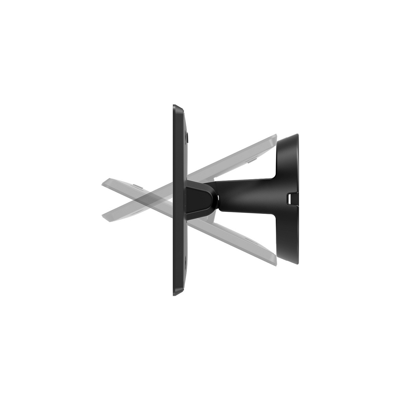 Buy Compulocks VESA Tilting Wall Mount - Befestigungskit (Bügelhalterung) - Neigen - Aluminium - Schwarz - Wandmontage, O... in 
