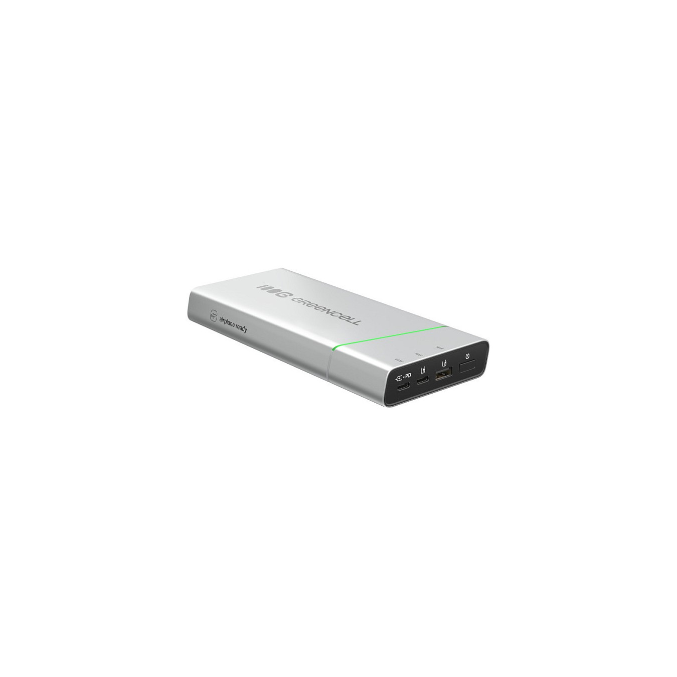 Buy Powerbank Green Cell PowerPlay Ultra 1xUSB-A 2xUSB-C Power Delivery 20800mAh 65W Black in Cyprus, Nicosia, Limassol, Larnaka