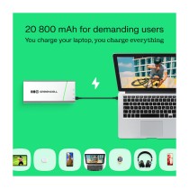 Buy Powerbank Green Cell PowerPlay Ultra 1xUSB-A 2xUSB-C Power Delivery 20800mAh 65W Black in Cyprus, Nicosia, Limassol, Larnaka