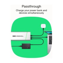 Buy Powerbank Green Cell PowerPlay Ultra 1xUSB-A 2xUSB-C Power Delivery 20800mAh 65W Black in Cyprus, Nicosia, Limassol, Larnaka
