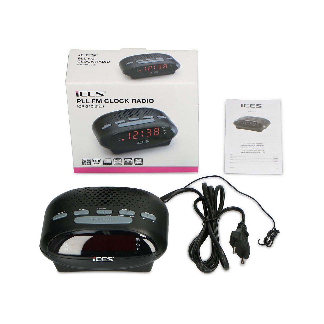 Buy LENCO ICR-210 FM-Uhrenradio & Radiowecker. schwarz in Cyprus, Nicosia, Limassol, Larnaka, Pafos