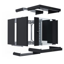 Buy 19' Wandgehäuse X-Rack mit Glastür 400-600mm 12HE schw. in Cyprus, Nicosia, Limassol, Larnaka, Pafos