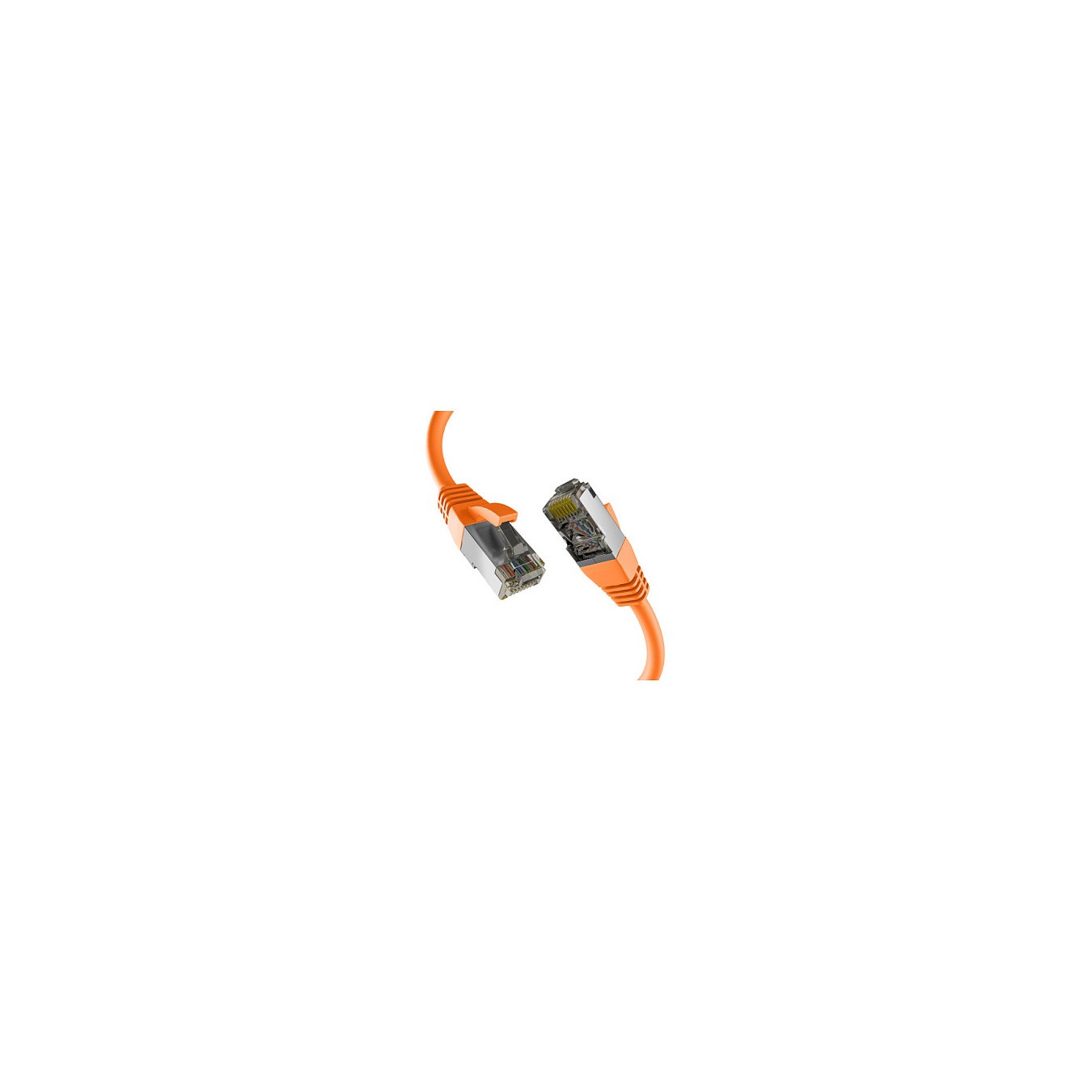 Buy RJ45 Patchkabel S FTP PIMF Cat8.1 10.00m oragne in Cyprus, Nicosia, Limassol, Larnaka, Pafos