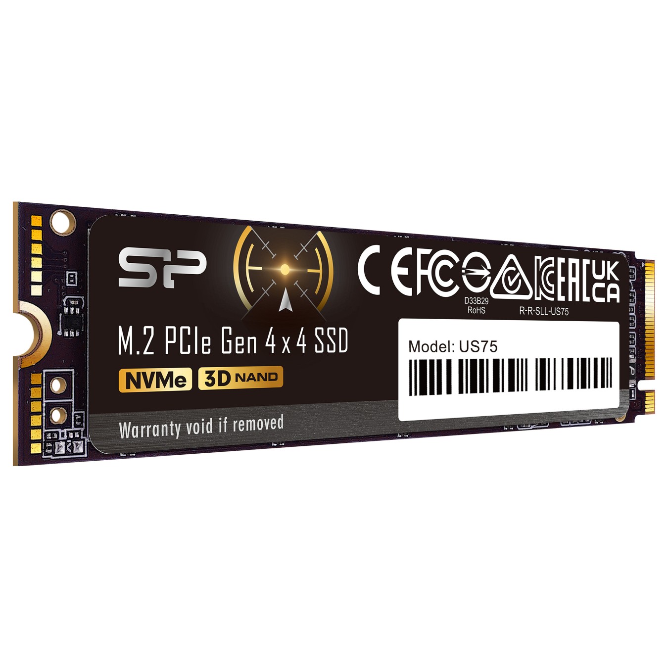 Buy M.2 2TB Silicon Power US75 2280 2TB PCIe 4.0 x4 NVMe in Cyprus, Nicosia, Limassol, Larnaka, Pafos