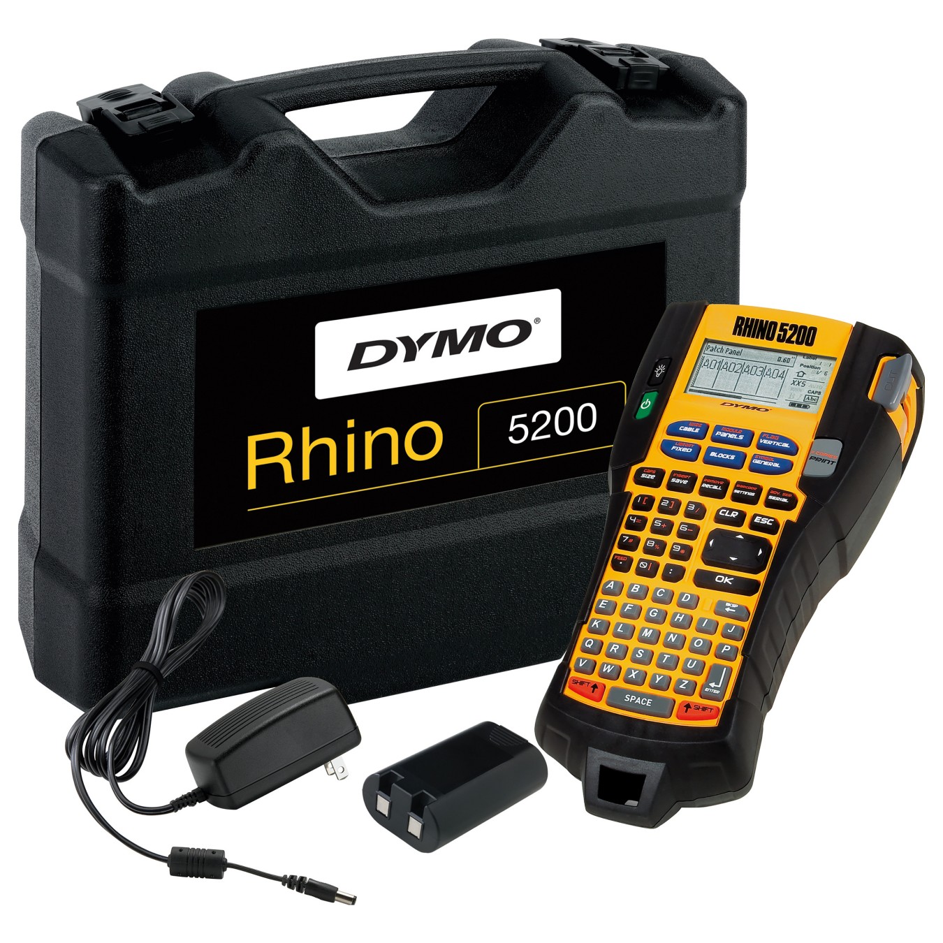 Buy DYMO Rhino 5200 - Industrielles Beschriftungsgerät, ABC-Tastatur, im KofferSet in Cyprus, Nicosia, Limassol, Larnaka, Pafos