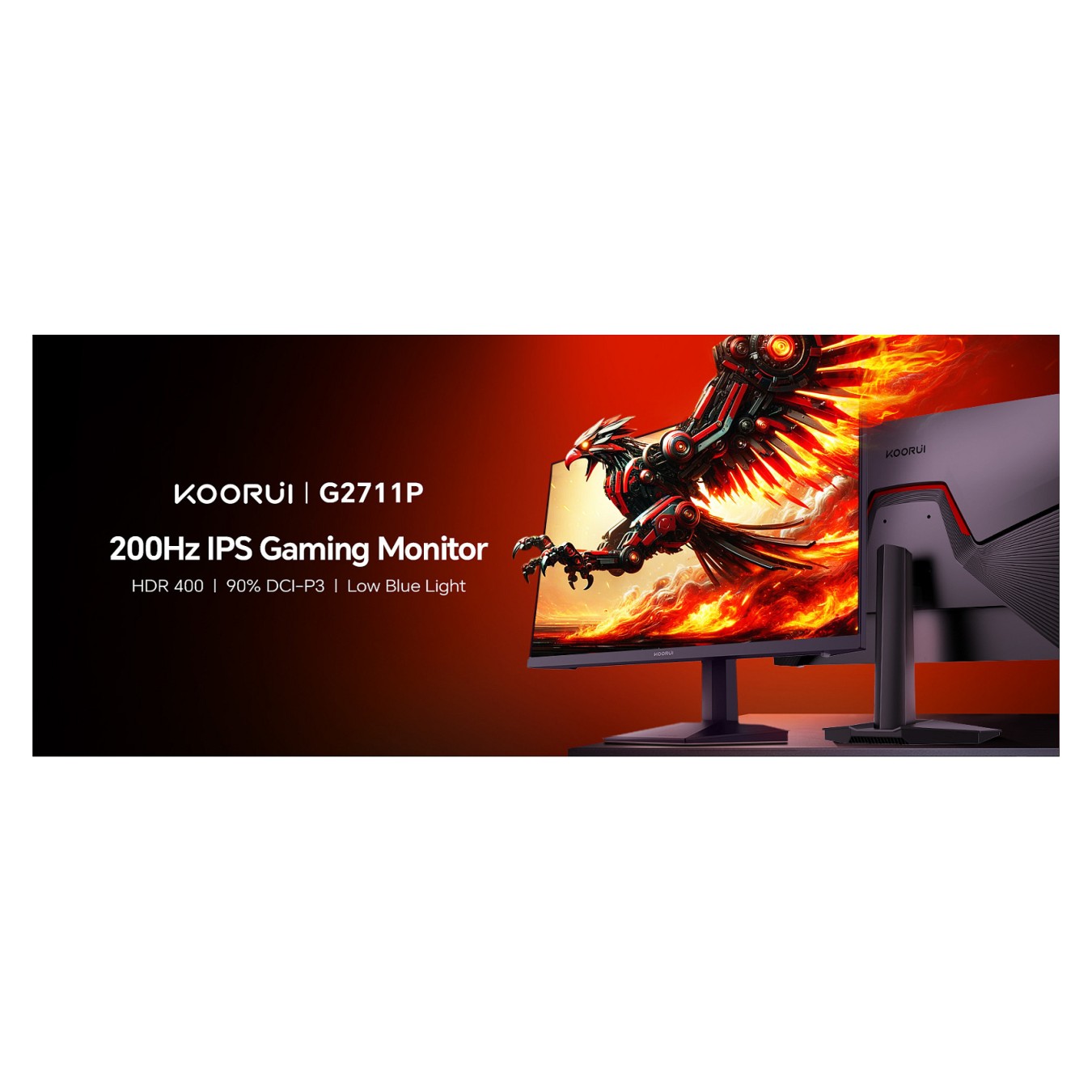 Buy KOORUI G2711P FHD Gaming Monitor 68,6 cm (27 Zoll) in Cyprus, Nicosia, Limassol, Larnaka, Pafos