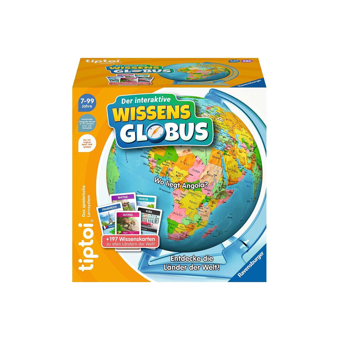 Buy Ravensburger tiptoi Der interaktive Wissens-Globus in Cyprus, Nicosia, Limassol, Larnaka, Pafos