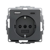 Buy GIRA 245928 SCHUKO USB-Spannungsversorgung 2f System 55 Anthrazit in Cyprus, Nicosia, Limassol, Larnaka, Pafos