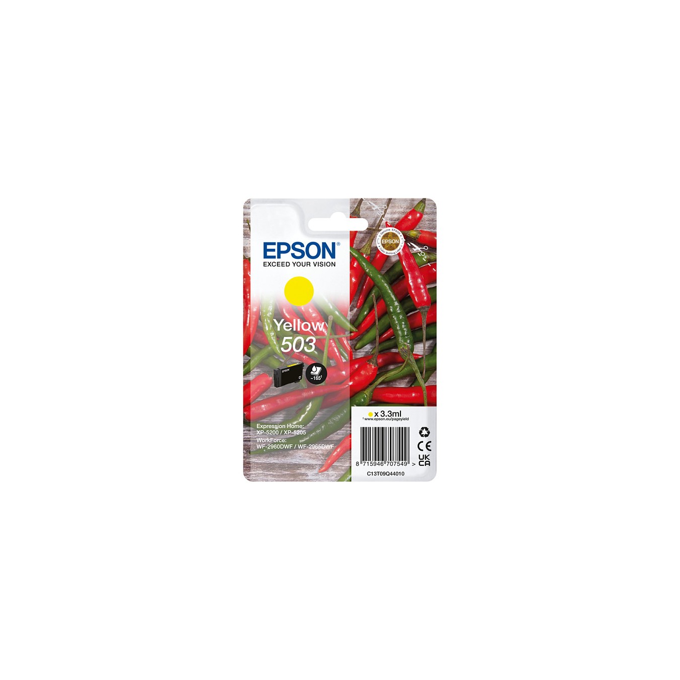 Buy Epson 503 Tintenpatrone Gelb (3,3ml) in Cyprus, Nicosia, Limassol, Larnaka, Pafos