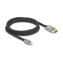 Buy Delock Mini DisplayPort zu DisplayPort Kabel 8K 60 Hz 2 m grau Metall ohne Einrastfunktion in Cyprus, Nicosia, Limassol, Lar