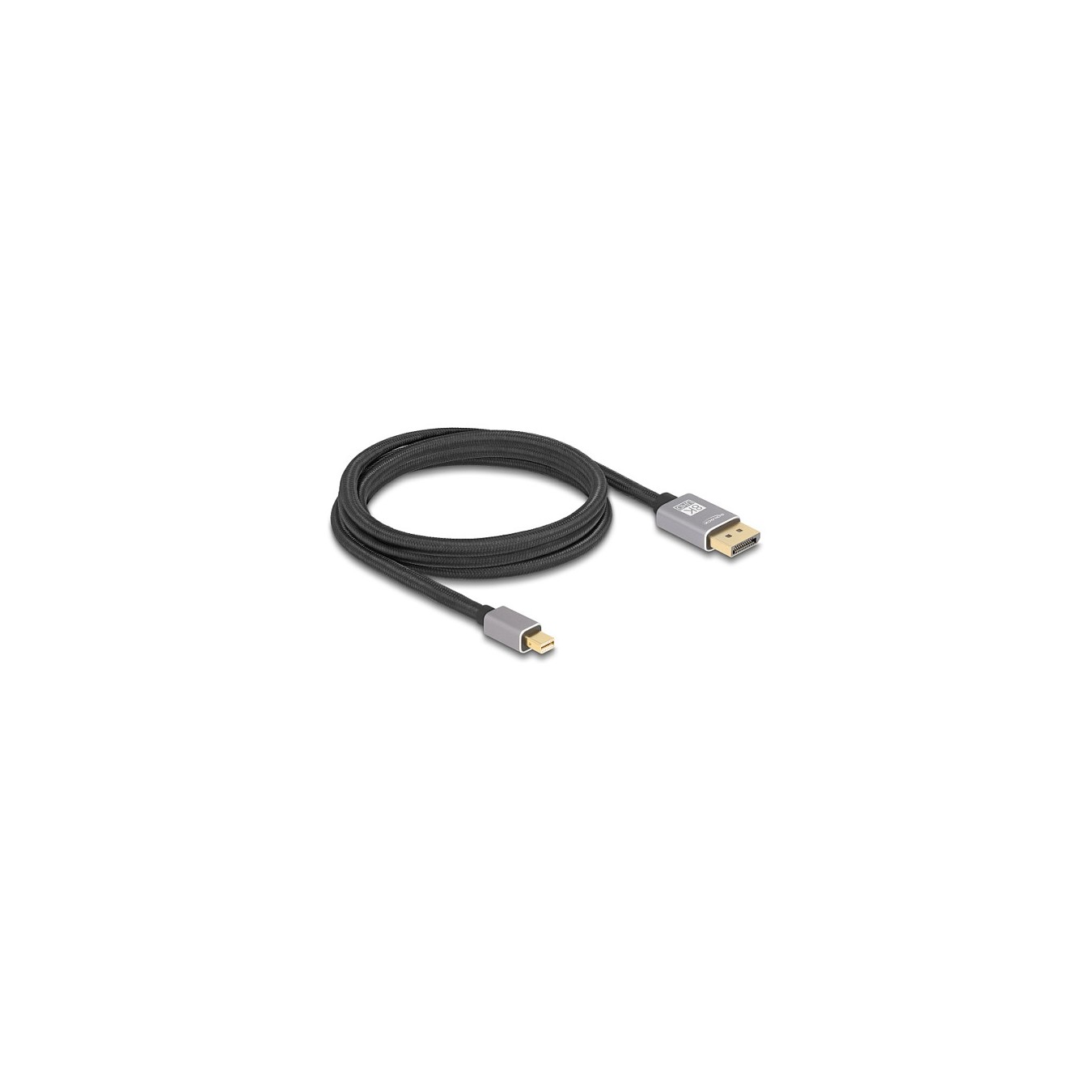 Buy Delock Mini DisplayPort zu DisplayPort Kabel 8K 60 Hz 2 m grau Metall ohne Einrastfunktion in Cyprus, Nicosia, Limassol, Lar