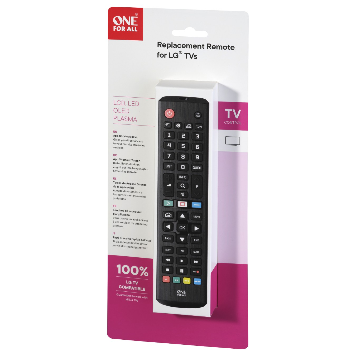 Buy One for All LG 2.0 Ersatzfernbedienung URC 4911 in Cyprus, Nicosia, Limassol, Larnaka, Pafos