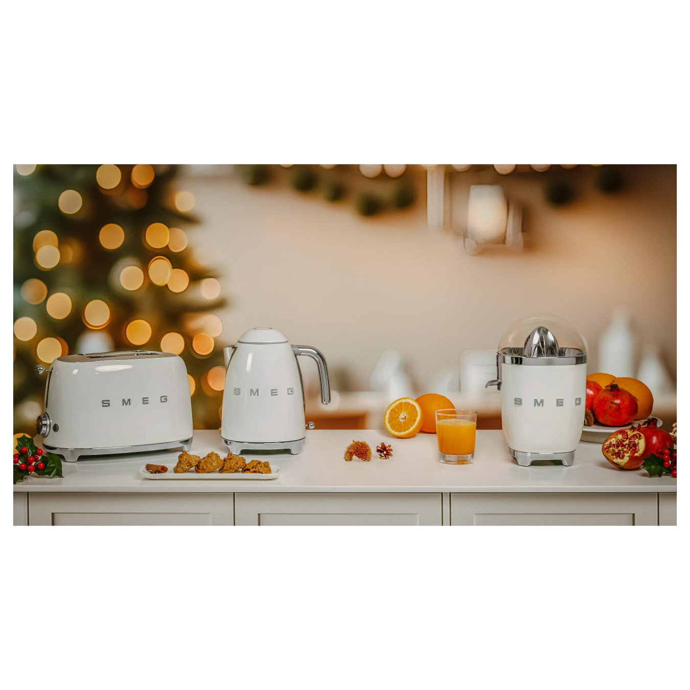 Buy SMEG TSF01WHEU 2 Scheiben Toaster weiß in Cyprus, Nicosia, Limassol, Larnaka, Pafos