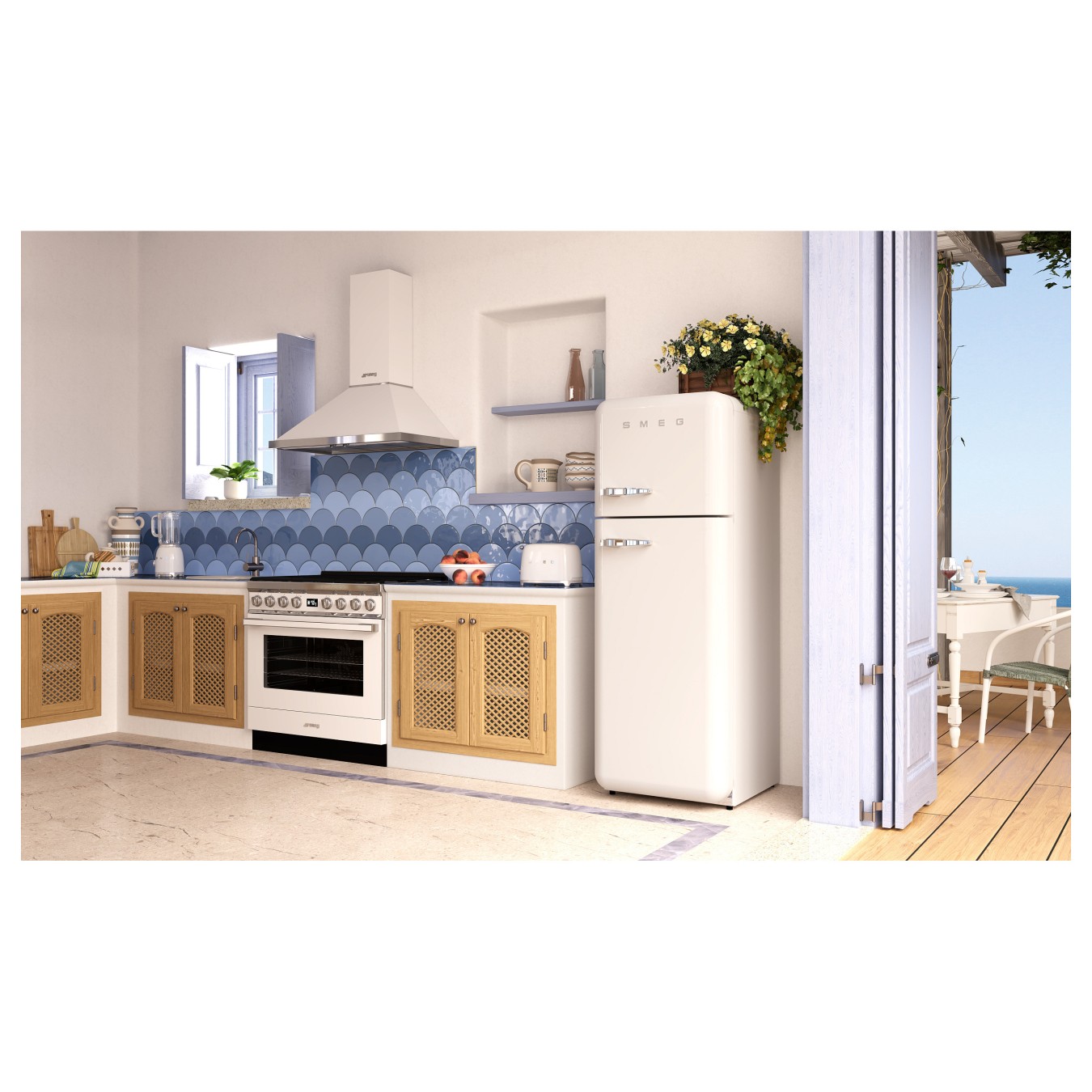 Buy SMEG TSF01WHEU 2 Scheiben Toaster weiß in Cyprus, Nicosia, Limassol, Larnaka, Pafos