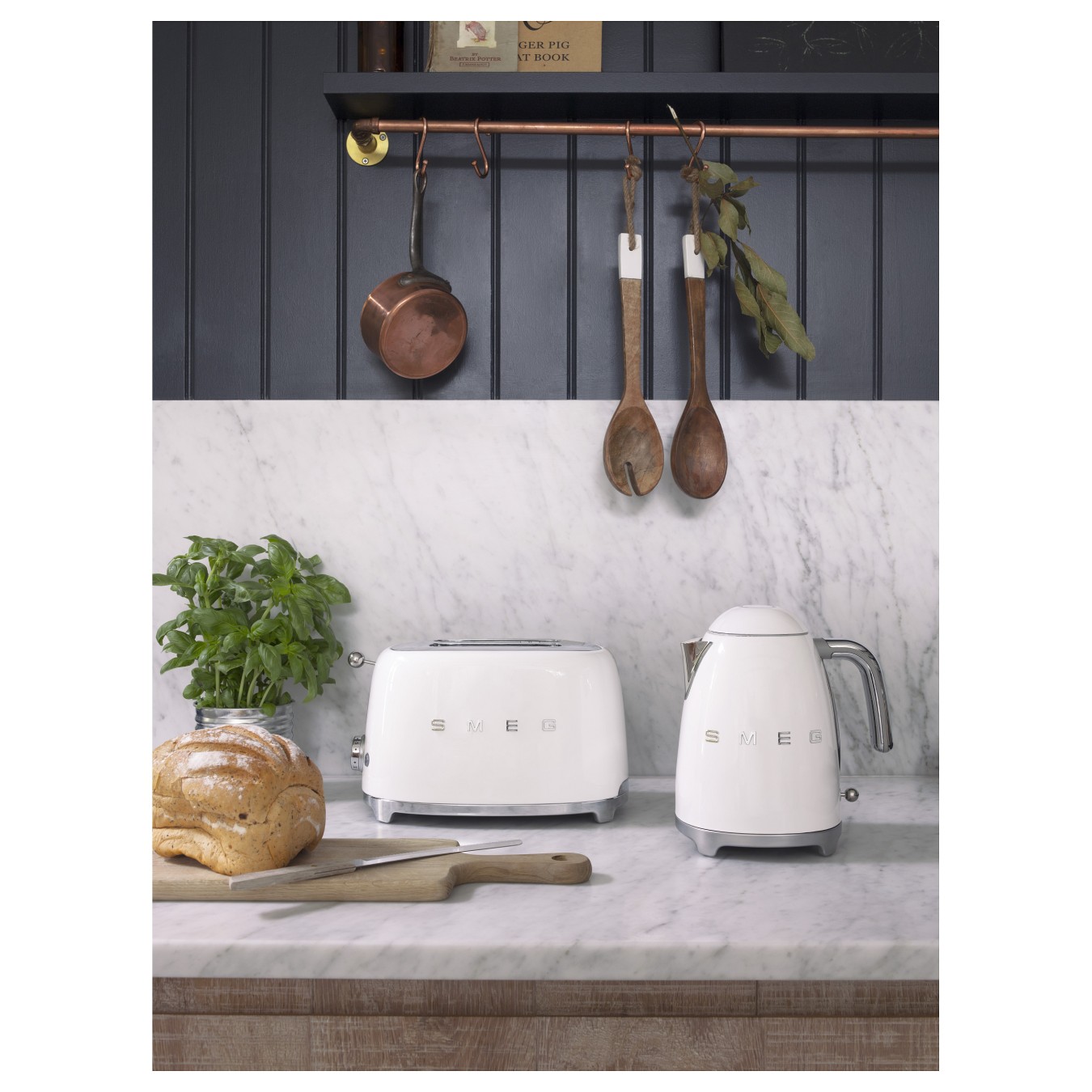Buy SMEG TSF01WHEU 2 Scheiben Toaster weiß in Cyprus, Nicosia, Limassol, Larnaka, Pafos