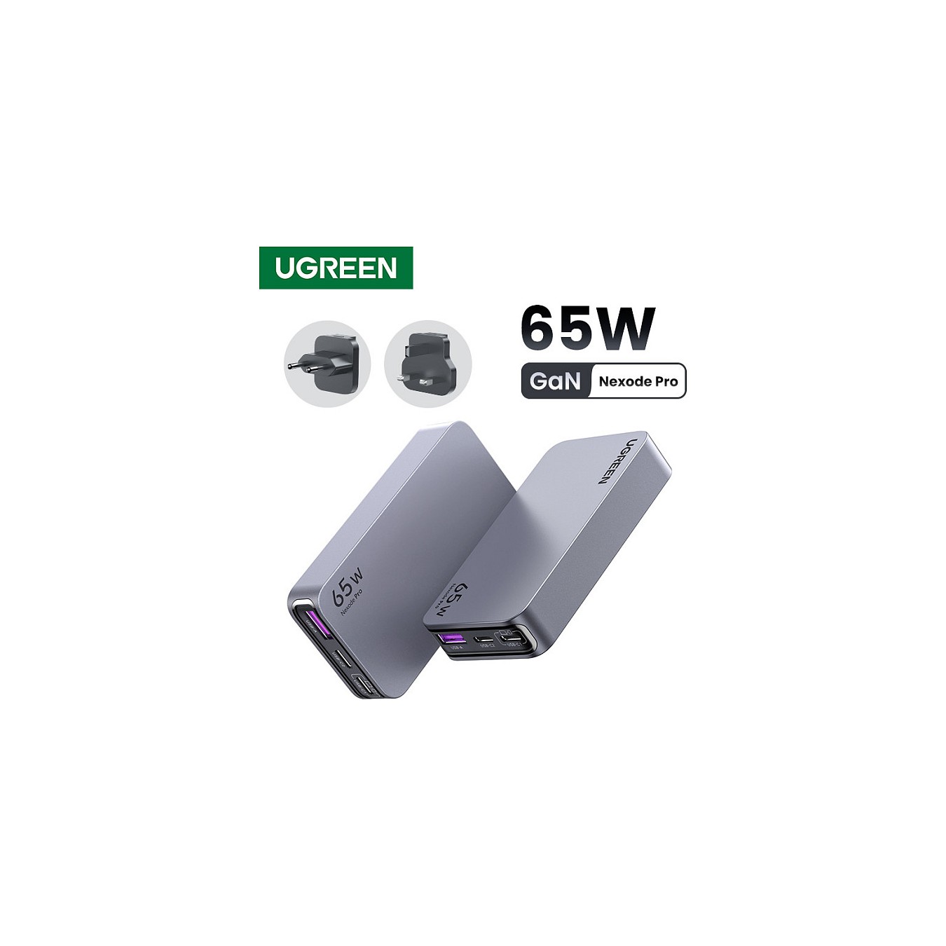 Buy UGREEN Nexode Pro 65W GaN Travel Charger in Cyprus, Nicosia, Limassol, Larnaka, Pafos