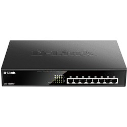 Buy D-Link DGS-1008MP - 8-Port Gigabit PoE+ Unmanaged Switch, Black, 140W PoE Bu... in Cyprus, Nicosia, Limassol, Larnaka, Pafos