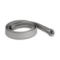 Buy Geflechtschlauch mit Reißverschluss hitzebeständig 1 m x 20 mm grau in Cyprus, Nicosia, Limassol, Larnaka, Pafos