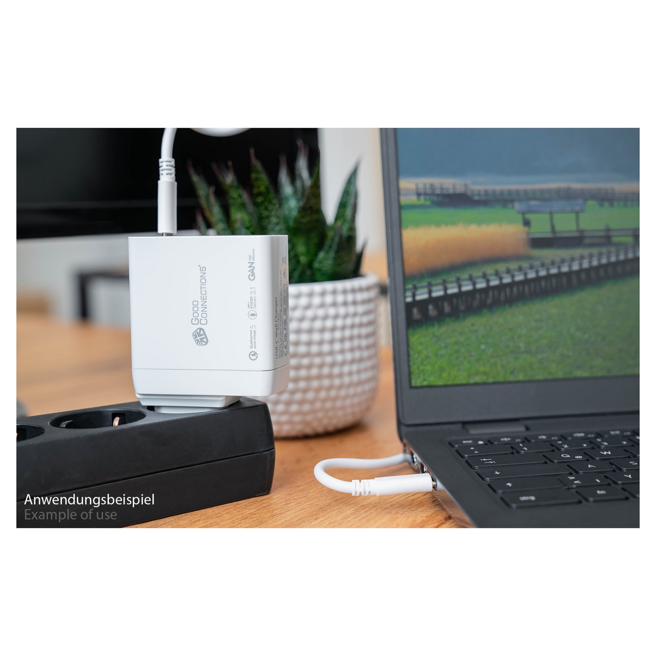Buy Good Connections USB-Schnellladegerät 140W mit GaN, 2-Port in Cyprus, Nicosia, Limassol, Larnaka, Pafos