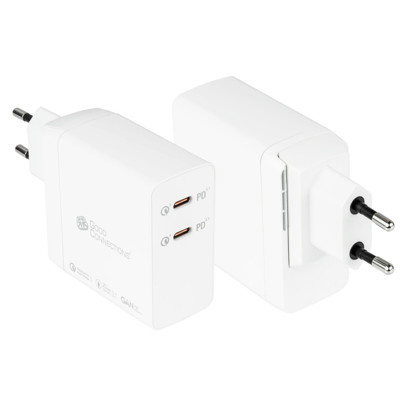 Buy Good Connections USB-Schnellladegerät 140W mit GaN, 2-Port in Cyprus, Nicosia, Limassol, Larnaka, Pafos