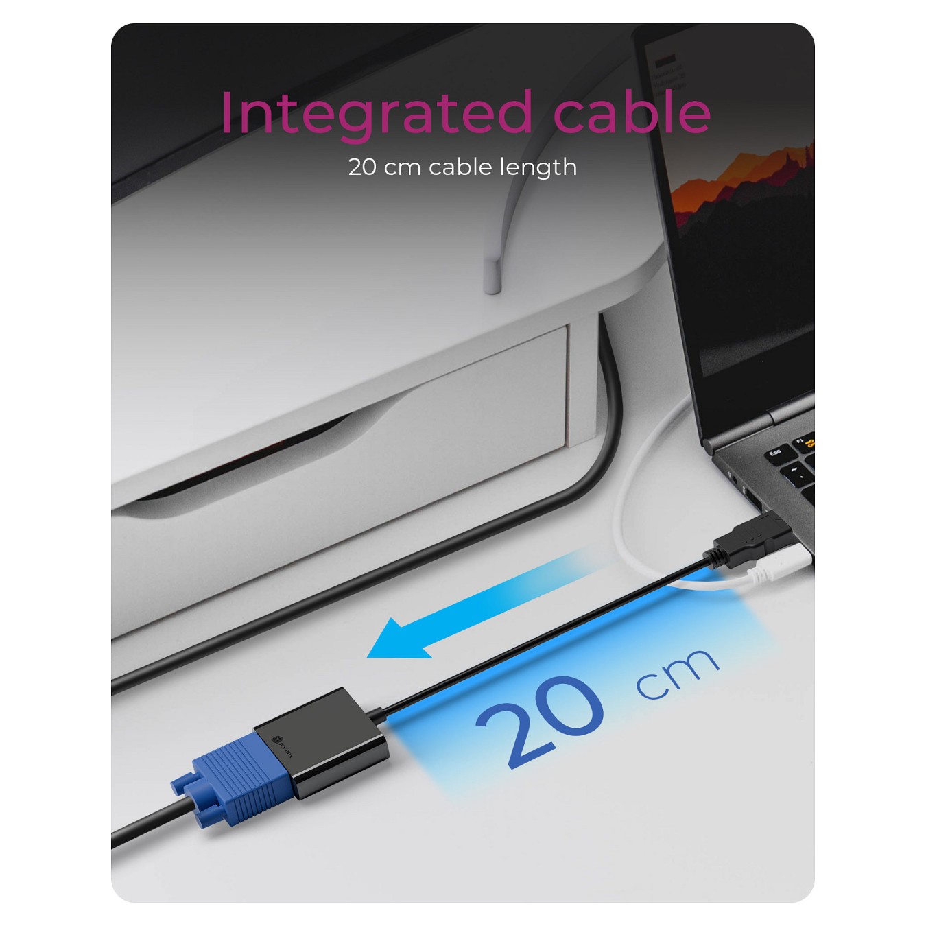 Buy Adapter IcyBox HDMI A-Typ zu VGA in Cyprus, Nicosia, Limassol, Larnaka, Pafos