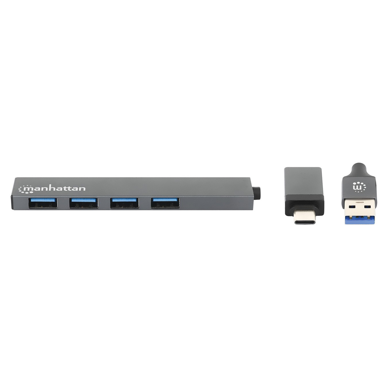 Buy MANHATTAN Kombo-Hub 4Port USB 3.0 Typ-C Typ-A 4xUSB-A Buchse in Cyprus, Nicosia, Limassol, Larnaka, Pafos