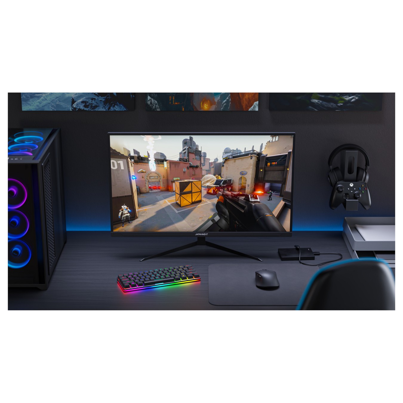 Buy JapanNext 4K UHD Gaming Monitor 68,58cm (27') in Cyprus, Nicosia, Limassol, Larnaka, Pafos